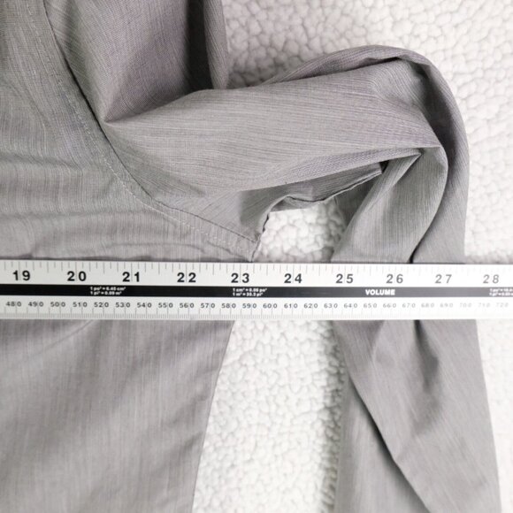 7 Diamonds Shirt Mens Extra Large Gray Button Up Casual Pockets Long Sleeve - Picture 6 of 12